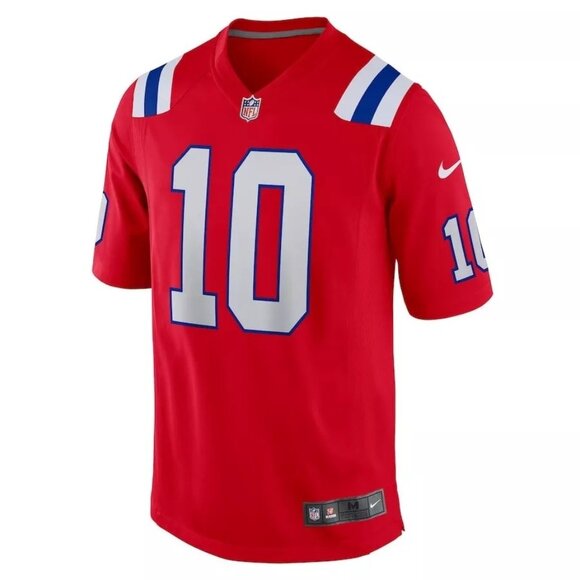 NFL New England Patriots Nike Mac Jones Player Jersey Red Men's Size 3XL New - Picture 7 of 10